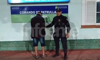 Imagen de la nota: Control: apagó las luces de la moto e intentó fugarse