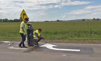 Imagen de la nota: Demarcaciones en el camino a Sierra Chica