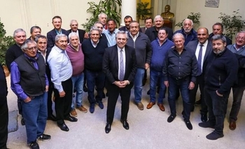 Imagen de la nota: La CGT recibe este viernes a Alberto Fernández