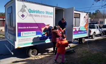 El Quirófano Veterinario Móvil estará en Sierra Chica Imagen de la nota: El Quirófano Veterinario Móvil estará en Sierra Chica