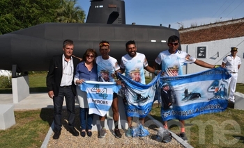 Otros cien kilómetros en memoria del ARA San Juan Imagen de la nota: Otros cien kilómetros en memoria del ARA San Juan