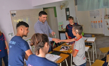 Imagen de la nota: Galli visitó IDEO y el Taller “Juntos por Vos”