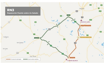 Imagen de la nota: “La rehabilitación de la Ruta no debería demorar más de 10 días”