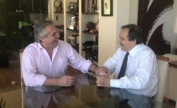Imagen de la nota: Alfonsín se reunió con Fernández y buscará acercar a la UCR