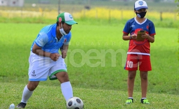 Imagen de la nota: Enzo Carrera fue el mejor en un nuevo certamen de footgolf