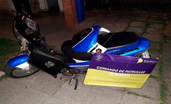 Imagen de la nota: Recuperaron la moto robada de un joven