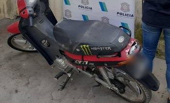 Imagen de la nota: Recuperaron la moto del repartidor 