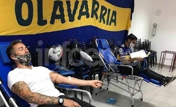 Imagen de la nota: La Peña de Boca se une a la colecta de sangre internacional