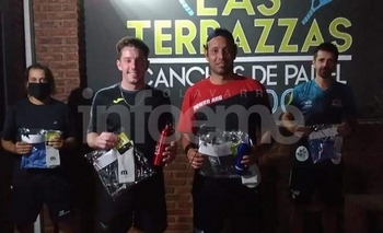 Imagen de la nota: El pádel tuvo actividad durante el fin de semana