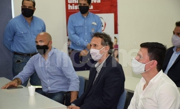 Imagen de la nota: Katopodis recorrió la planta cementera L´Amali