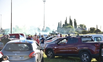 Imagen de la nota: Numerosa caravana por el Día de la Militancia