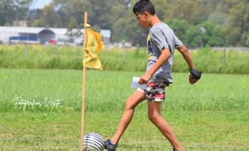 Imagen de la nota: Thiago Gadea se lució en la jornada de footgolf y ganó todo