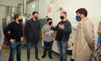 Imagen de la nota: Galli recibió a los diputados Carrara y Campbell