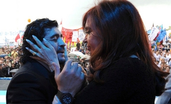CFK habló sobre el legado histórico de Maradona Imagen de la nota: CFK habló sobre el legado histórico de Maradona