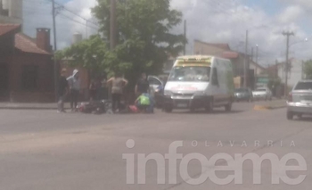 Imagen de la nota: Sarmiento Norte: chocó a una motociclista y se dio a la fuga