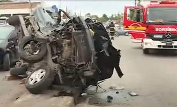 Tres muertos en un trágico choque múltiple en la ruta 8 | Infoeme