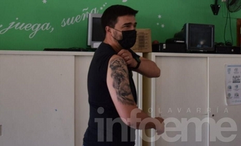 Imagen de la nota: Galli lució su nuevo tatuaje