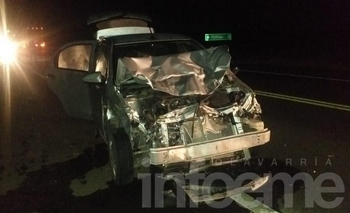 Imagen de la nota: Atropelló a tres terneros que andaban sueltos en la Ruta 51