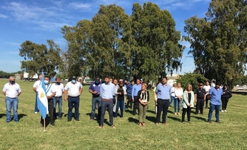 Imagen de la nota: Acto por el Día de la Soberanía en Loma Negra