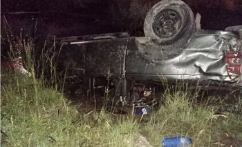 Vuelco fatal en 16 de Julio: un fallecido y tres heridos Imagen de la nota: Vuelco fatal en 16 de Julio: un fallecido y tres heridos