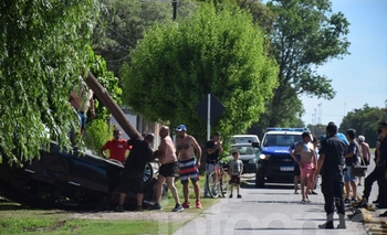 Imagen de la nota: Iba borracho, volcó y se negó a hacerse la alcoholemia