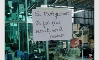 Imagen de la nota: Trabajadores de una textil local reclaman su salario