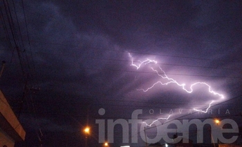 Imagen de la nota: Nuevo Alerta Naranja por fuertes tormentas para esta noche de navidad