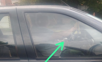 Imagen de la nota: Escrachan a conductor olavarriense