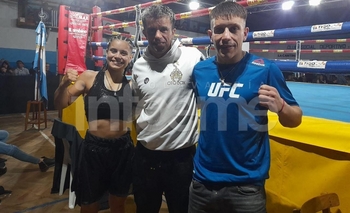 Boxeo: festejos olavarrienses en Coronel Suárez Imagen de la nota: Boxeo: festejos olavarrienses en Coronel Suárez