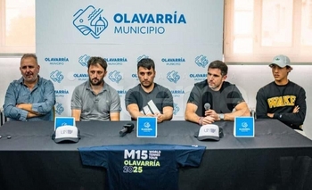 Imagen de la nota: El M15 de Olavarría tuvo presentación con Delbonis