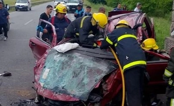 Imagen de la nota: Un muerto y un herido grave tras un violento choque en Ruta 36
