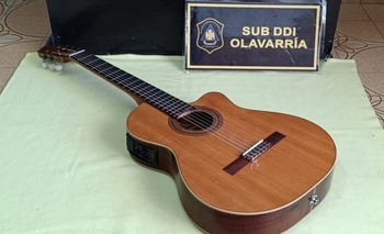 Imagen de la nota: Recuperaron una guitarra que había sido robada