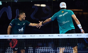 Imagen de la nota: Chingotto y Galán tuvieron rápido festejo en México