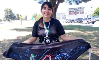 Imagen de la nota: Patín Carrera: Leal hizo podio en Santa Rosa