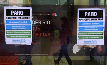 Imagen de la nota: Suspenden el paro bancario previsto para este jueves