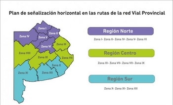 Imagen de la nota: Señalización Horizontal de Rutas Provinciales