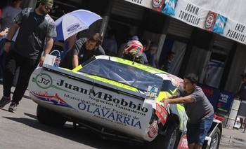 Imagen de la nota: Rotura del motor en la clasificación para Weimann