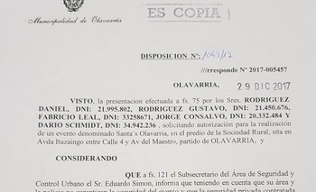 Imagen de la nota: Municipio no habilitó la fiesta Santa's Fin de Año