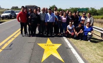 Una nueva estrella amarilla fue pintada cerca de Espigas Imagen de la nota: Una nueva estrella amarilla fue pintada cerca de Espigas