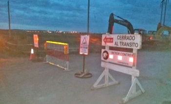 Imagen de la nota: Extendieron el corte de calle por la obra del gasoducto