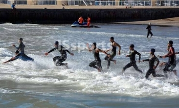 Imagen de la nota: El Triatlón Olímpico Series tuvo destacadas actuaciones olavarrienses