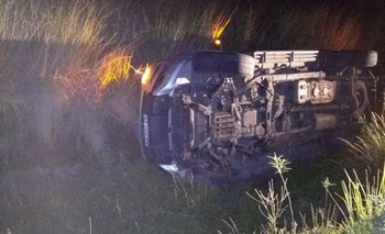 Imagen de la nota: Un olavarriense protagonizó un vuelco cerca de La Madrid