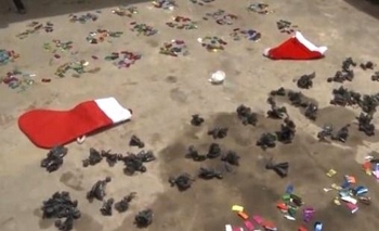 Imagen de la nota: Cayó banda que escondía droga en gorros de Papá Noel