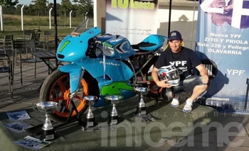 Imagen de la nota: La moto con el 