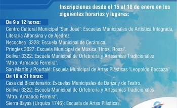 La propuesta de las Escuelas Municipales de Artística  Imagen de la nota: La propuesta de las Escuelas Municipales de Artística