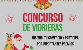 Imagen de la nota: Concurso de vidrieras navideñas para comercios locales