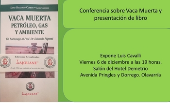 Imagen de la nota: Presentarán un libro sobre Vaca Muerta