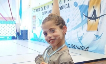 Imagen de la nota: Pequeña gimnasta clasificada al Mundial en Azerbaiyán