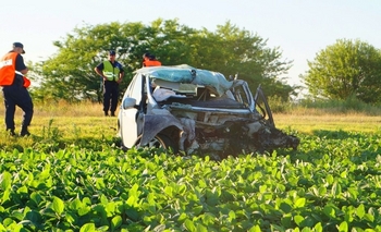 Ruta 51: Un muerto en un impresionante accidente Imagen de la nota: Ruta 51: Un muerto en un impresionante accidente