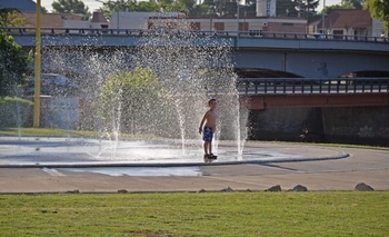 Imagen de la nota: Primer día del año con cielo nublado y altas temperaturas